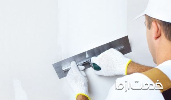 آموزش گچکاری برای ترمیم دیوار